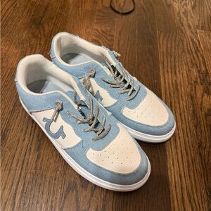 True Religion Blue and White Women's Sneakers